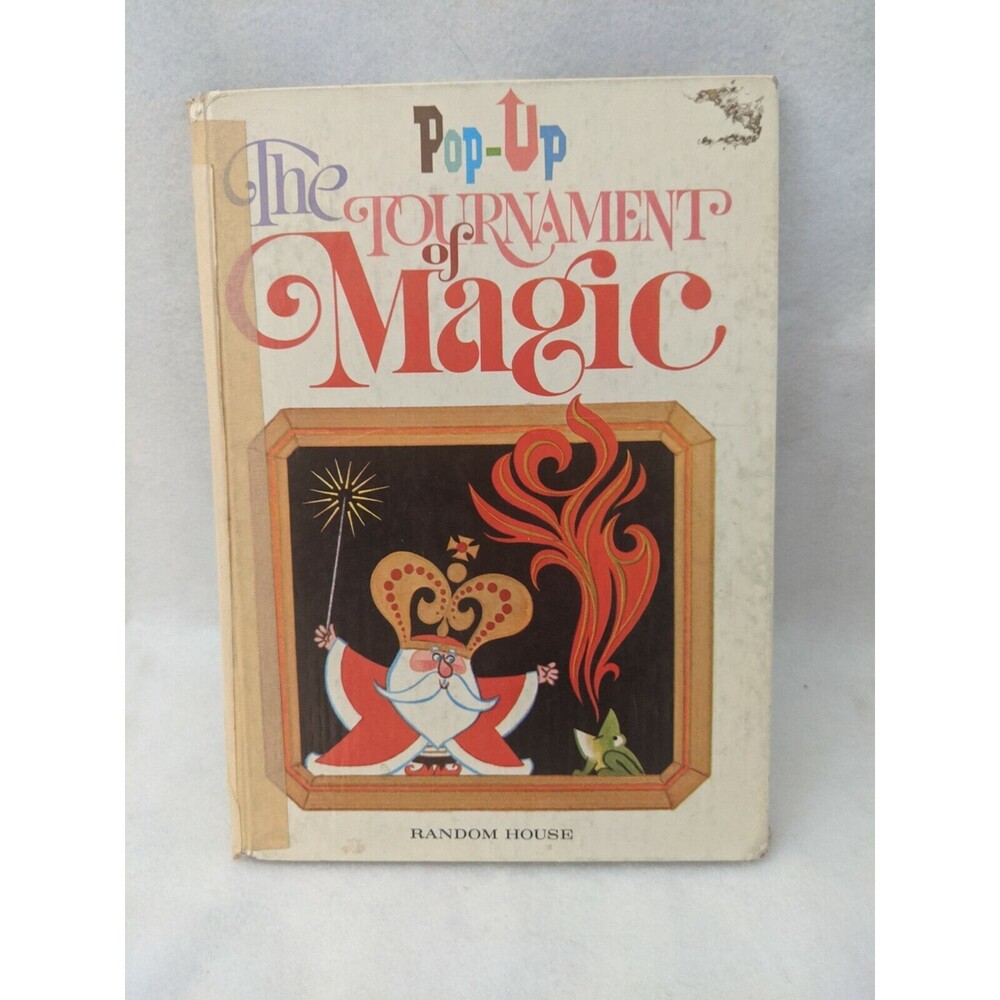 The Pop-Up Tournament of Magic Childrens Book Vintage Random House Miller Pop Up